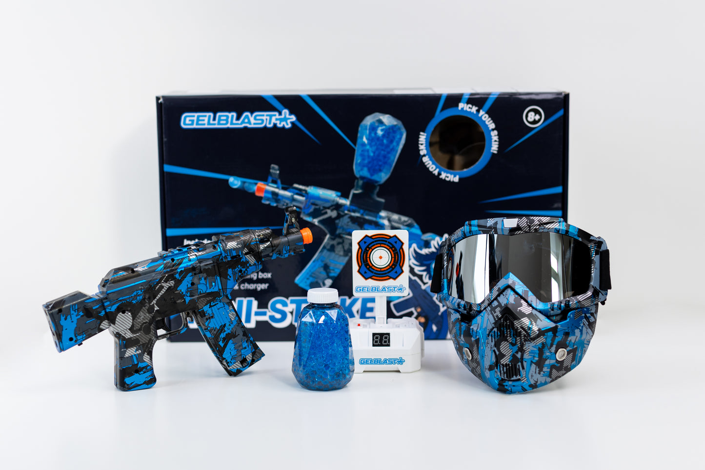 GelBlast Mini Strike - Silver Military