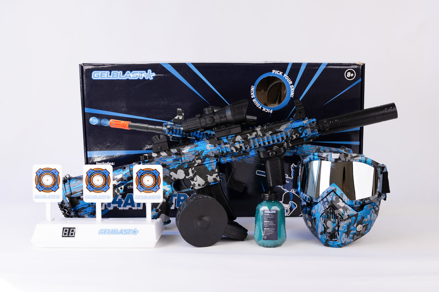 GelBlast M4A1 ULTRA Silver Military